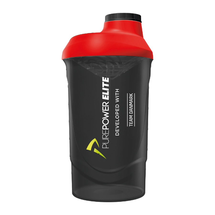 PurePower Elite Shaker på 600 ml til blanding af sportsdrikke og proteinpulver