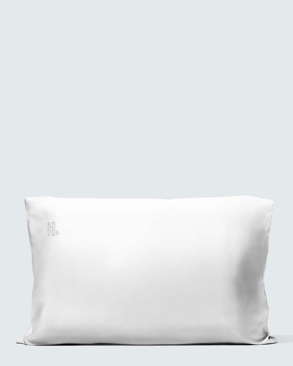 Hairlust Silky Bamboo Pillowcase hovedpudebetræk i bambus i Pearl White