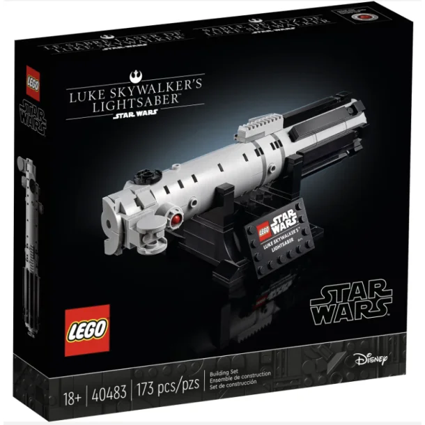 LEGO Star Wars Luke Skywalkers lyssværd 40483 bygget af klodser