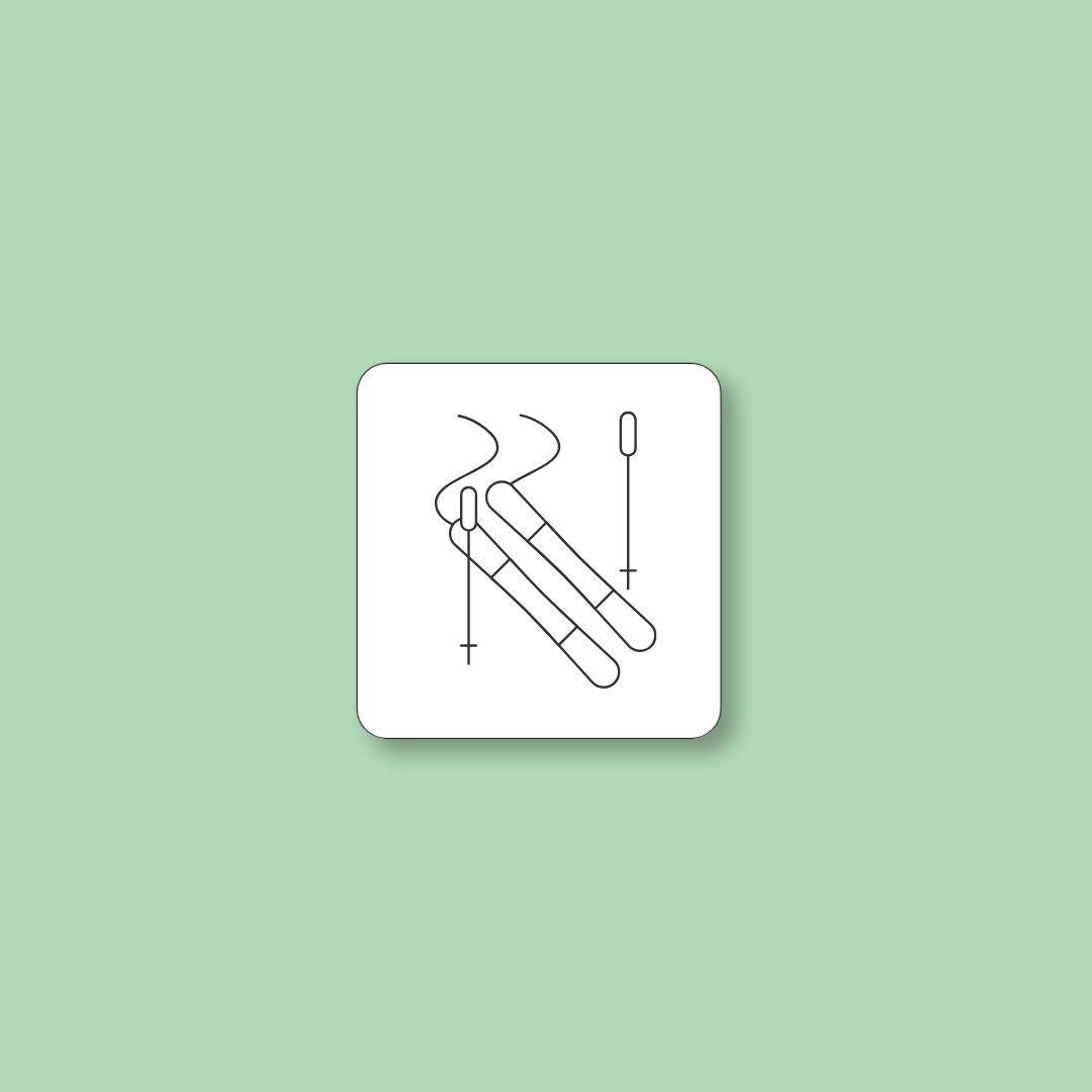 ToDoodle pictogram med motivet Skiløb til familiens oversigt