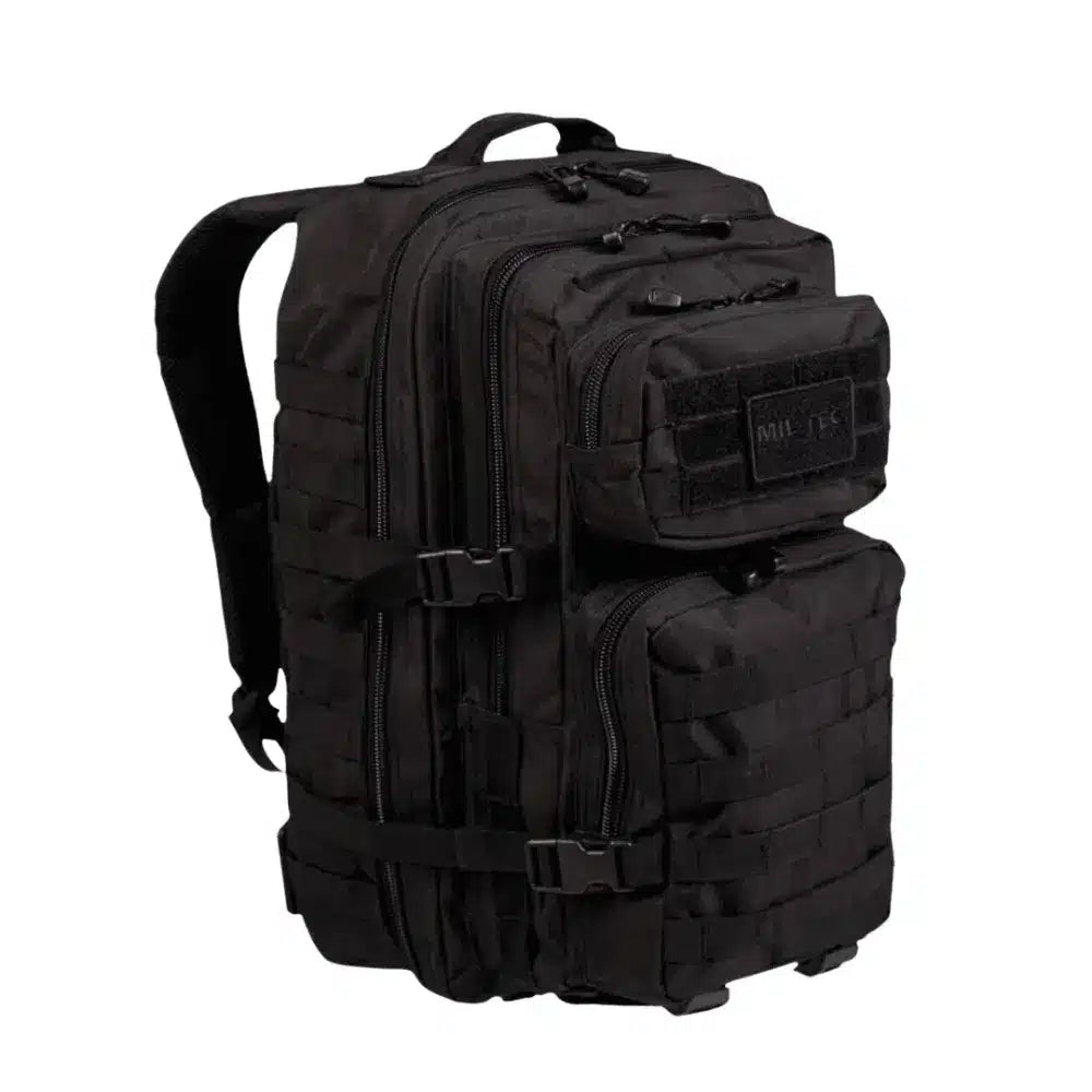 Sort skoletaske i 36 liter til elever i 7.–9. klasse