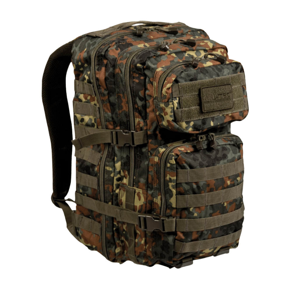 Skoletaske i Flecktarn camouflage til 4.–9. klasse