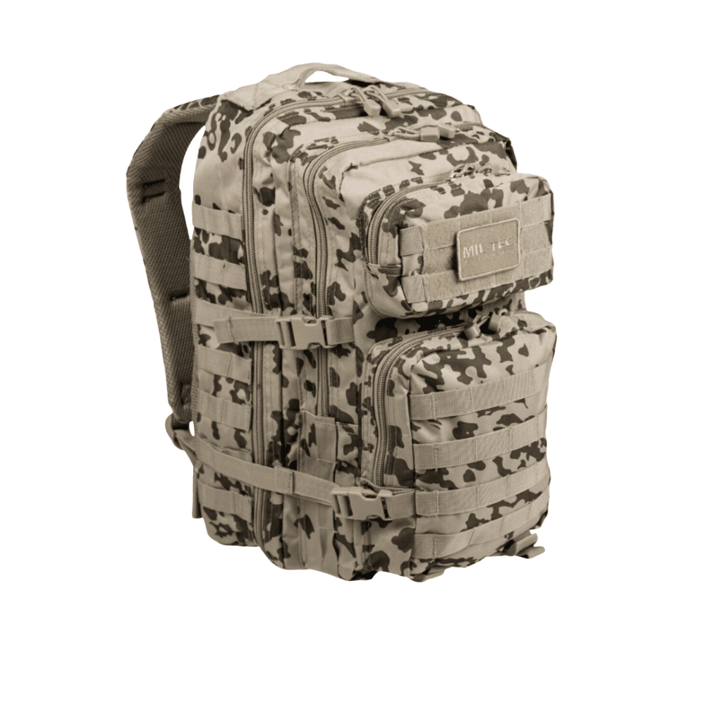 Stor skoletaske i tropical camo til 4.-9. klasse
