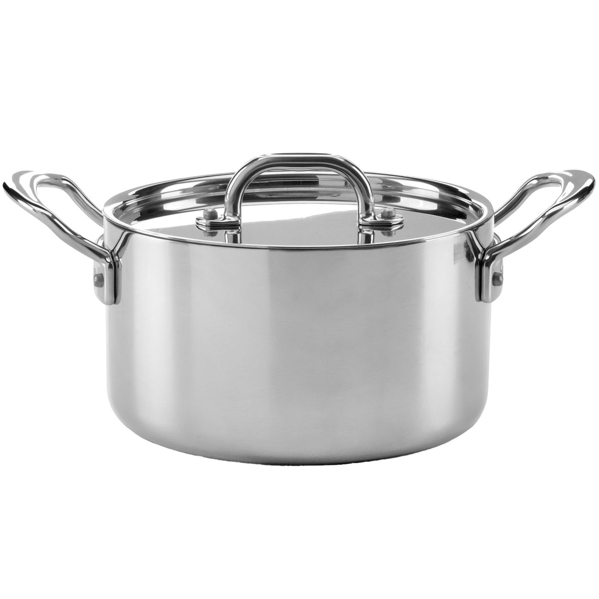 Samuel Groves gryde med låg på 5 liter fra serien Classic Stainless Steel