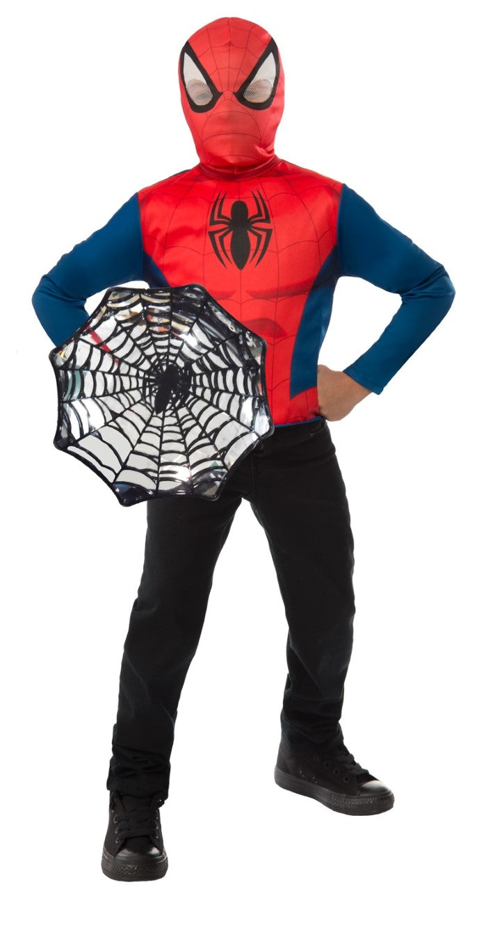 Se Spiderman Deluxe Udklædning Top + Skjold, 4-7 år ✔ Kæmpe udvalg i Rubie's - Køb online på udsalg og tilbud lige nu ✔ Billig fragt og hurtig levering - Varenummer: MMAction-20334114 og 48229010677 på lager - Udsalg på Spiderman Udklædning Spar stort – op til 71% - Over 2.739 kendte mærker på stort udsalg