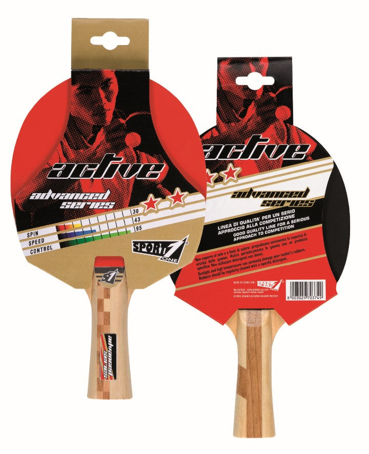 Se Sport1 Bordtennis Bat Advanced Serie ''Active'' (2 stjerner) ✔ Kæmpe udvalg i Sport1 - Køb online på udsalg og tilbud lige nu ✔ Billig fragt • Hurtig levering - Varenummer: MMAction-1958800036 og 8003029703749 på lager - Udsalg på Bordtennis Store besparelser – op til 77% - Shop over 2.281 kendte mærker på udsalg