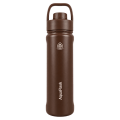 AquaFlask Sports Bottle drikkedunk i Espresso, 650 ml rustfrit stål