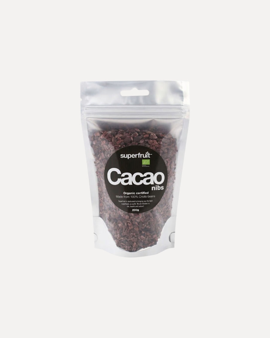 Superfruit Cacao Nibs i pakke på 200 g