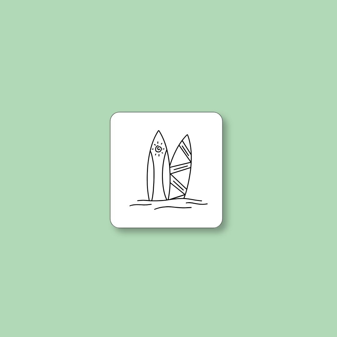 ToDoodle pictogram med motivet Surfing til familiens ugeplan