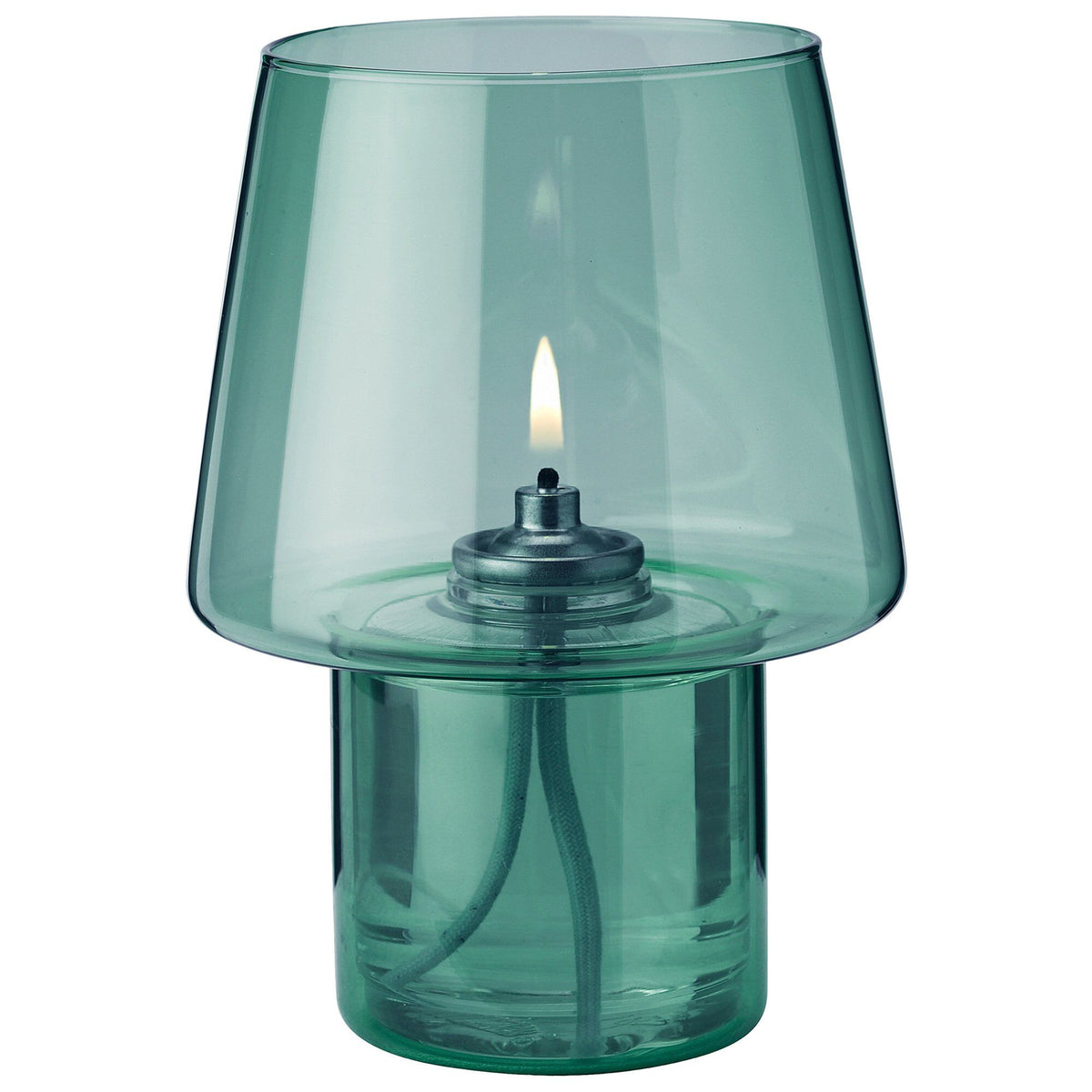 Stelton Viva Hurricane lygte i borosilikatglas i farven ocean
