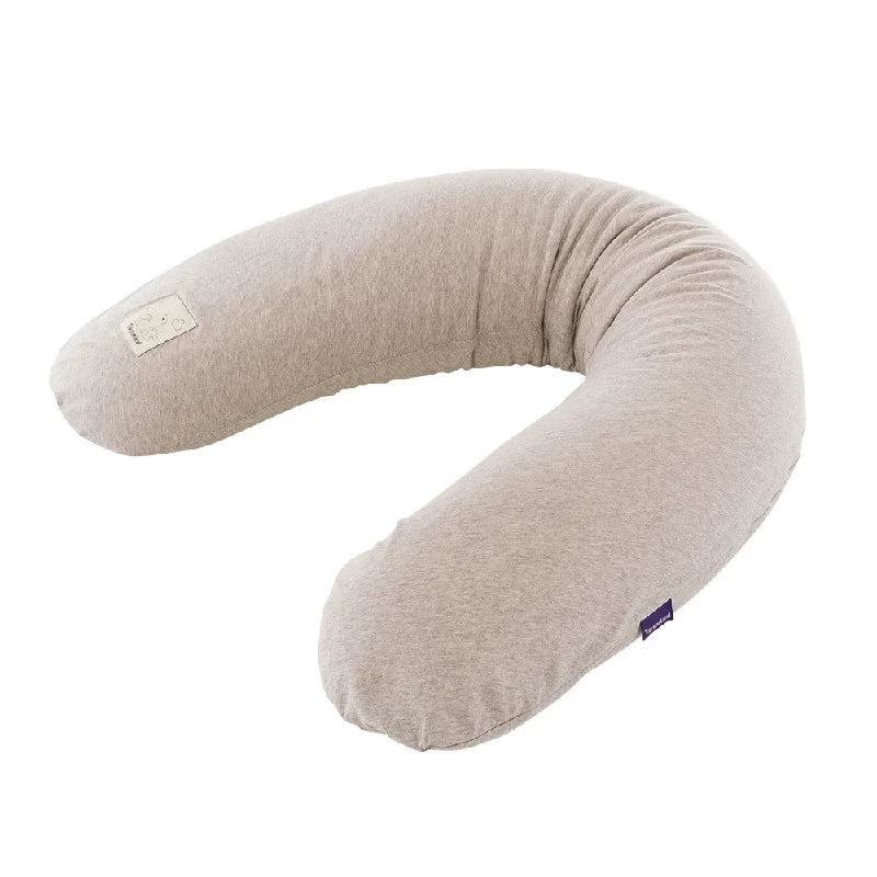 Träumeland ammepude på 180 cm i beige melange med mikroperler