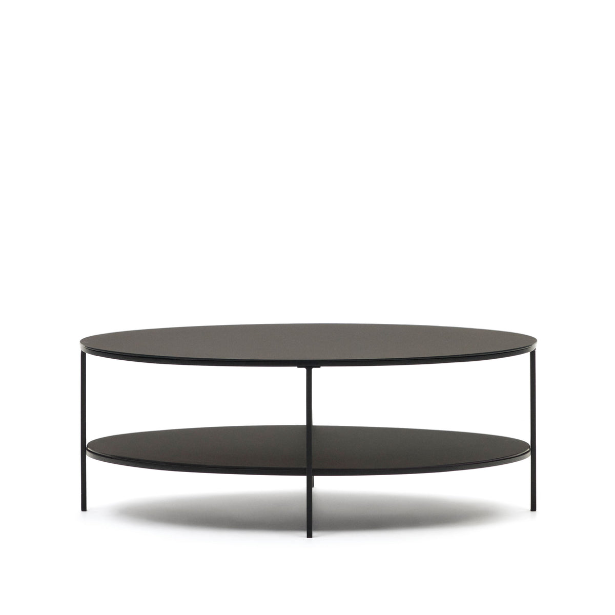 Se KAVE HOME Fideia sofabord, m. 1 hylde, oval - mat sort glas og metal (Ø110x65) ❤ Kæmpe udvalg i Kave Home - Køb online på udsalg og tilbud lige nu ❤ Meget billig fragt og hurtig levering: 1 - 2 hverdage - Varenummer: Boboonline-110026 og barcode / Ean: 8433840776965 på lager - Udsalg på Møbler,Borde,Sofaborde,
Møbler,
Borde,
Glas sofaborde,
Glasborde,
Sofabord med opbeva Spar op til 51% - Over 785 kendte brands på udsalg