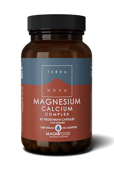 Pakning med TerraNova Magnesium Calcium 2:1 Complex, 50 kapsler