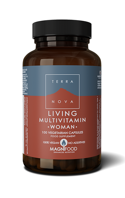 TerraNova Living Multivitamin Woman multivitamin med 50 kapsler