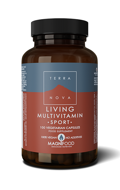 TerraNova Living Multivitamin Sport multivitamin, stor pakke med 100 kapsler