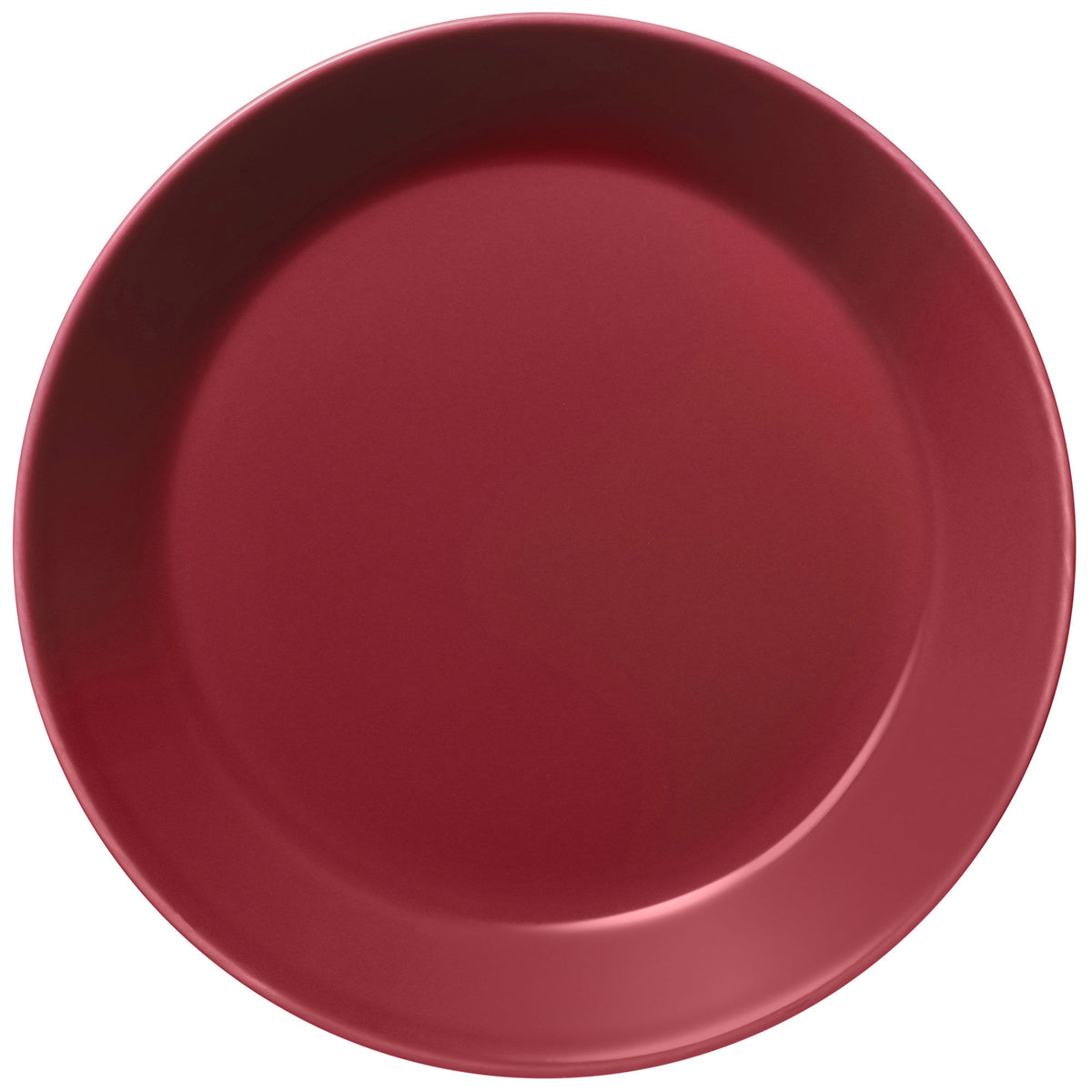 Kirsebærrød Iittala Teema tallerken på 17 cm