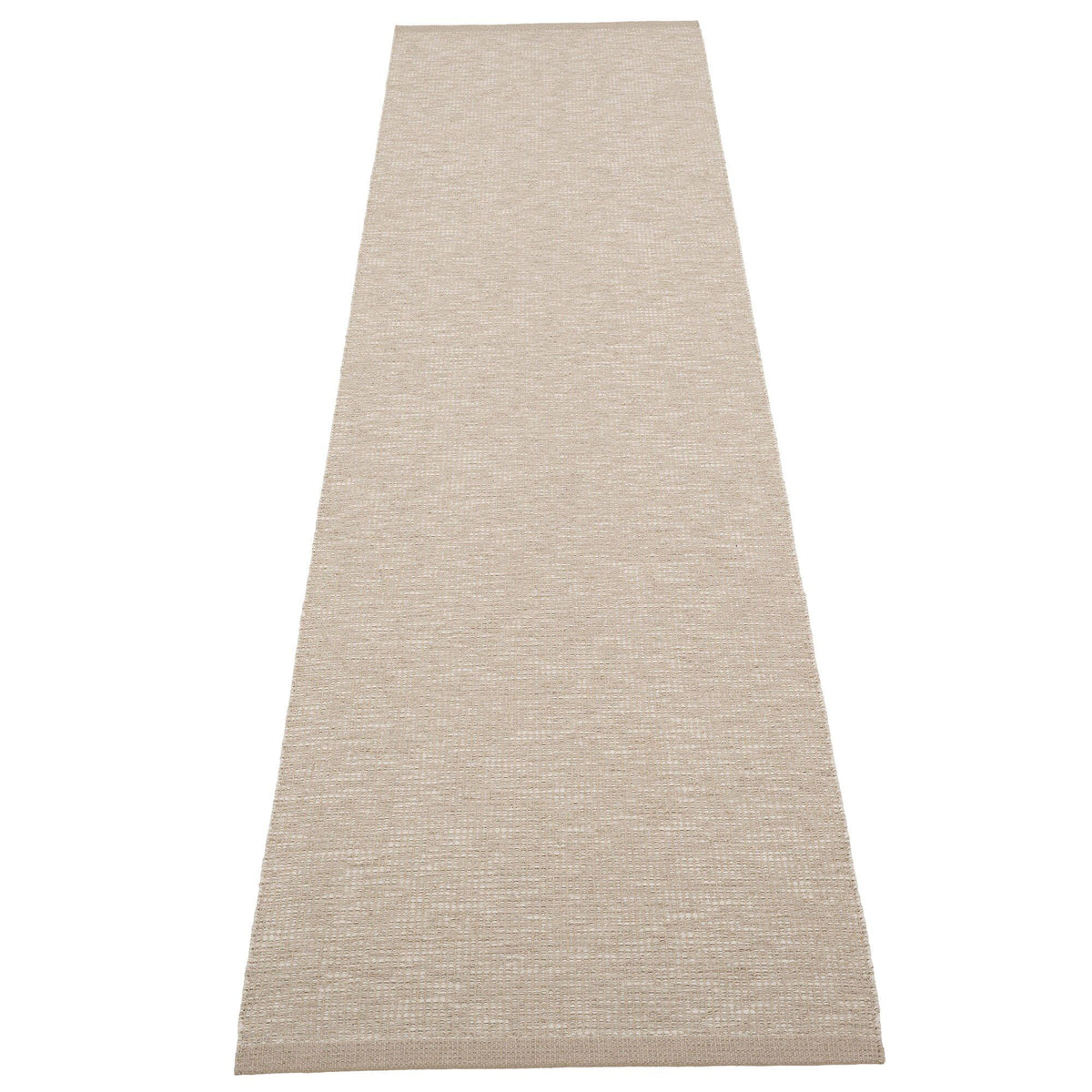 Pappelina Sam gulvtæppe i 300 x 70 cm i linen/linen