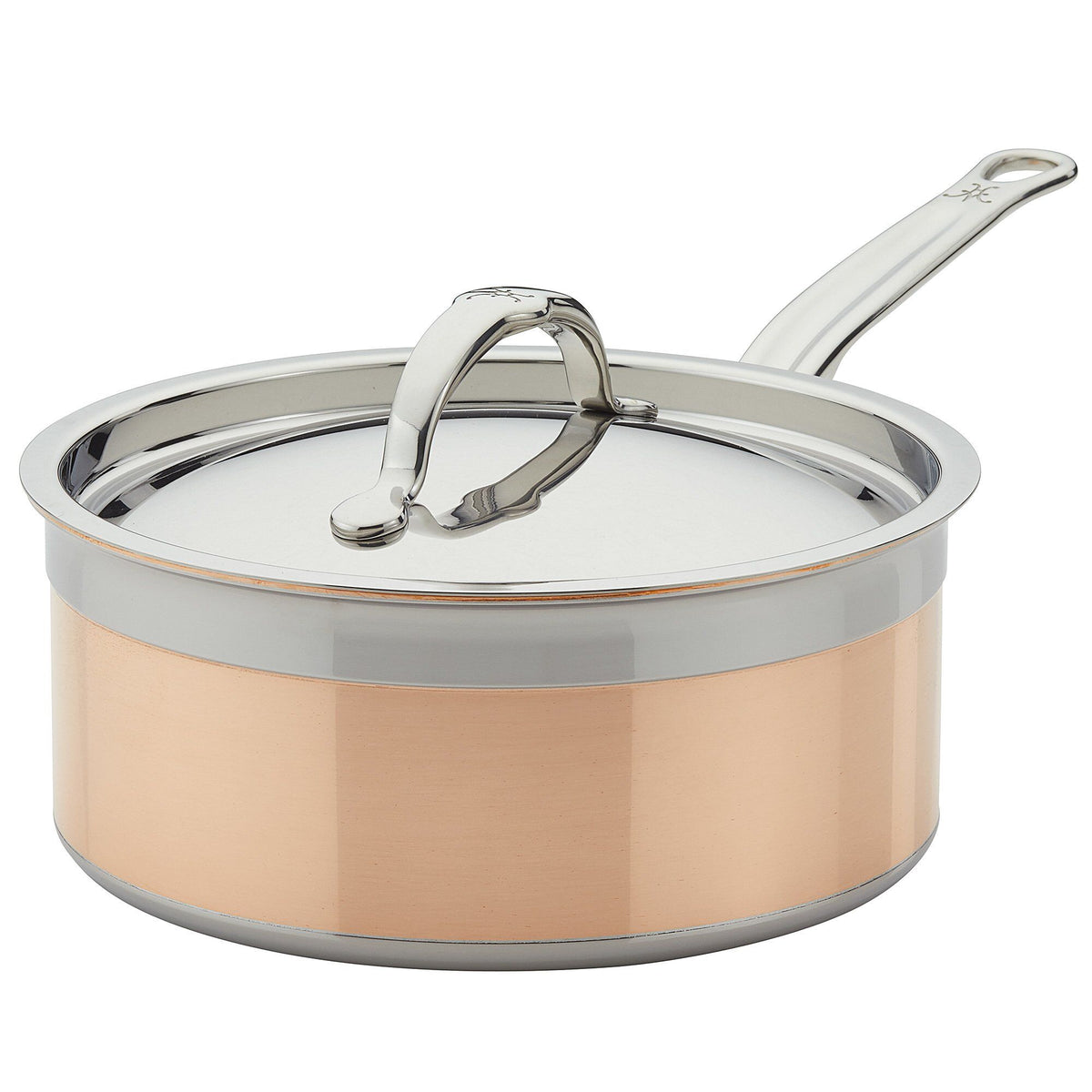 Hestan CopperBond kasserolle på 20 cm med fem-lags konstruktion