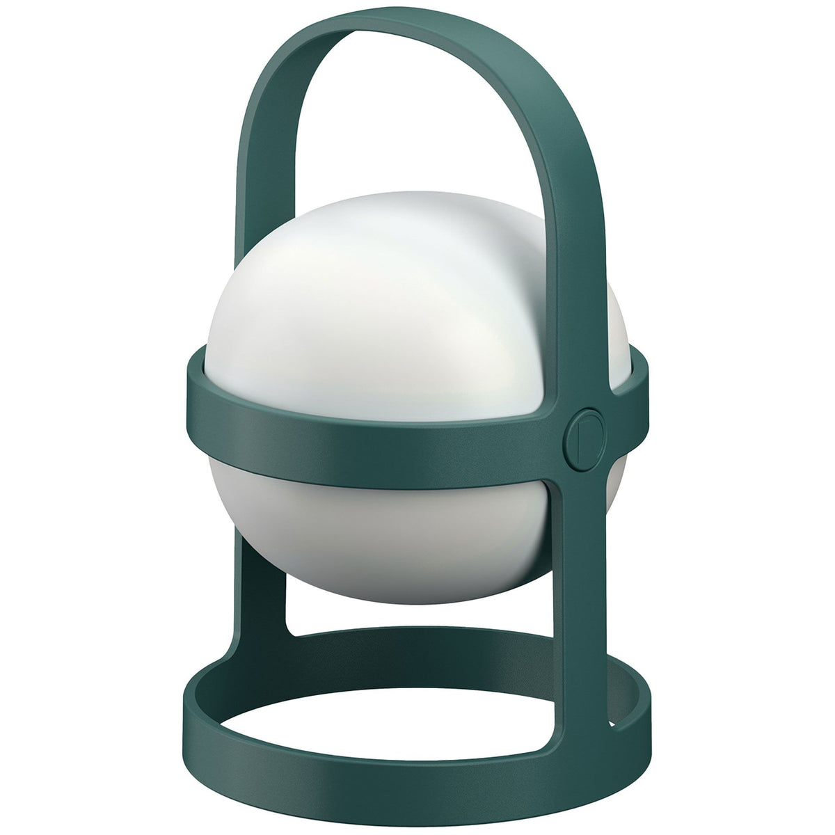 Rosendahl Soft Spot Solar Circular lampe på 25 cm i dyb skovgrøn farve