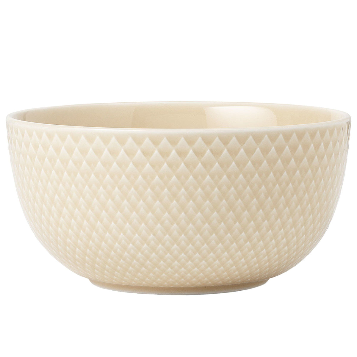 Lyngby Porcelæn Rhombe Earth skål i marble, 13 cm i diameter