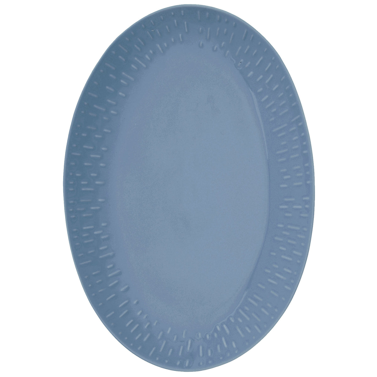Blåt Aida Confetti serveringsfad i farven blueberry, 36 × 25,5 cm
