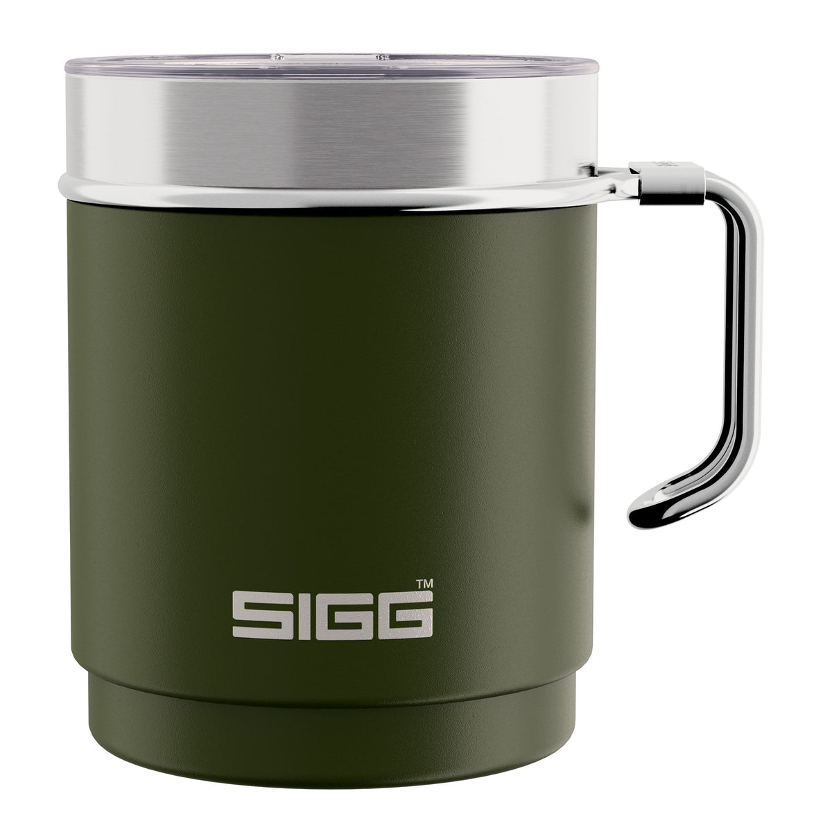 SIGG Travel Mug termokop på 0,3 liter i den dæmpede grønne farve roasted green