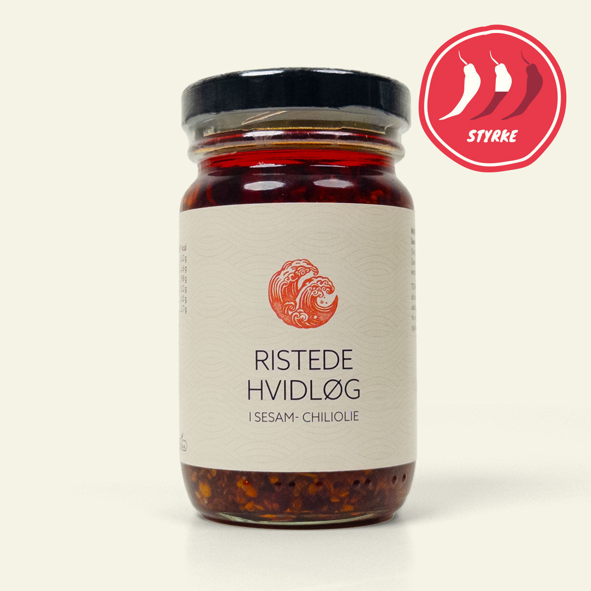 Toba Ristede Hvidløg & Chili Crunch, krydret olie med ristet hvidløg og chiliflager