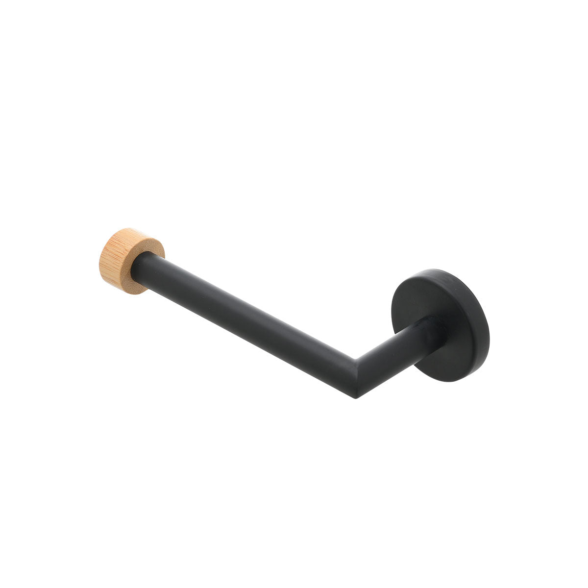 Toiletrulleholder i bambus og sort fra Naga