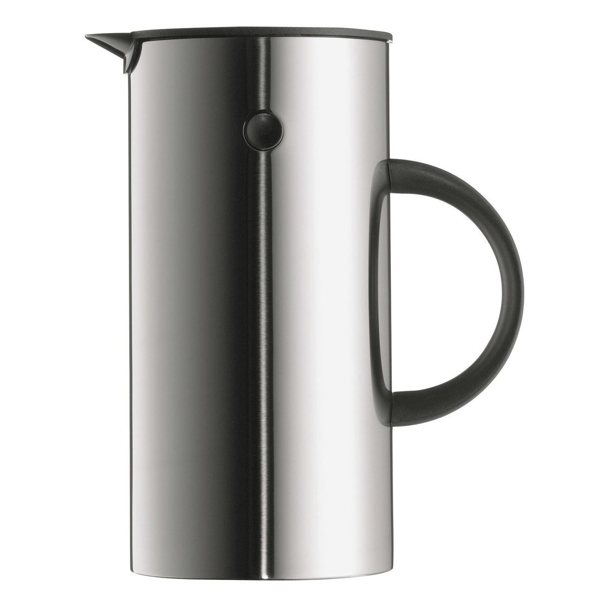Stelton EM77 termokande i stål, 0,5 liter, med vippeprop og skruelåg