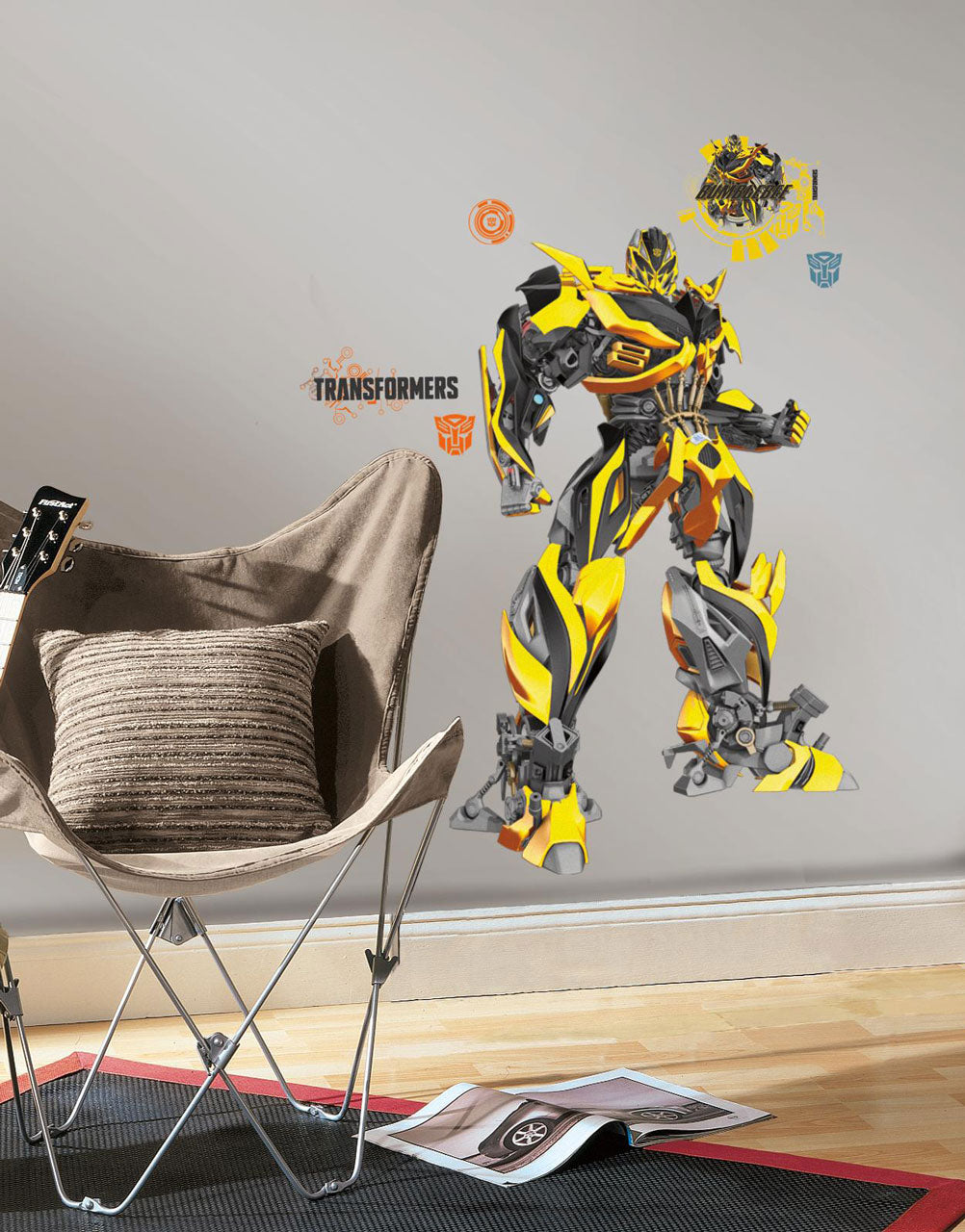 Se Transformers BUMBLEBEE Gigant Wallstickers ✔ Kæmpe udvalg i Roommates - Køb online på udsalg og tilbud lige nu ✔ Billig fragt og hurtig levering - Varenummer: MMAction-216032 og 34878874395 på lager - Udsalg på Superhelte Wallstickers (Marvel m.v.) Store besparelser – op til 67% - Shop over 2.281 kendte mærker på udsalg