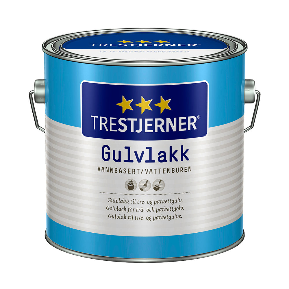 Trestjerner Gulvlak halvblank i pakning med 3 liter
