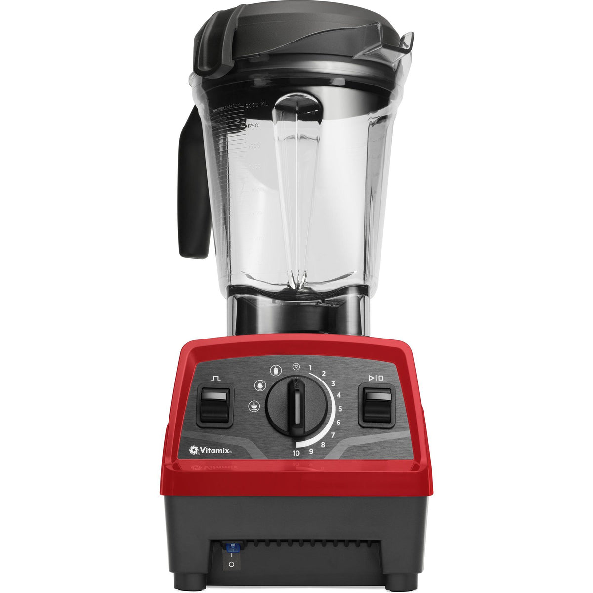 Rød Vitamix Explorian E520 blender med kapacitet på to liter