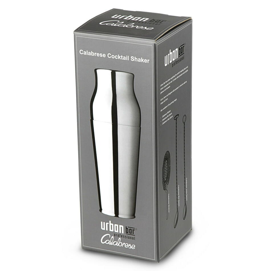 Se Calabrese 2pc Cocktail Shaker Urbanbar ✔ Kæmpe udvalg i Urban Bar - Køb online på udsalg og tilbud lige nu ✔ Hurtig levering til lave fragtpriser - Varenummer: Barlife-9257 og 5060421140704 på lager - Udsalg på Barudstyr - Barværktøj - Shakere Op til 63% rabat - 2.739 mærker med vilde rabatter