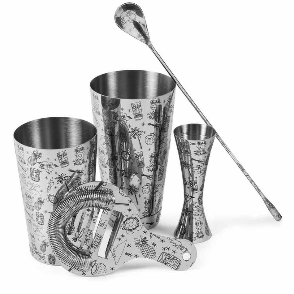 Se Tiki 5-delt Cocktail Set ✔ Kæmpe udvalg i Urban Bar - Køb online på udsalg og tilbud lige nu ✔ Billig fragt • Hurtig levering - Varenummer: Barlife-13684 og 5060511234146 på lager - Udsalg på Barudstyr - Barværktøj - Barsæt Spar helt op til 57% - Stort udsalg på over 739 mærker