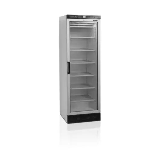 Hvid Tefcold UFFS370G displayfryser med 270 liter nettovolumen