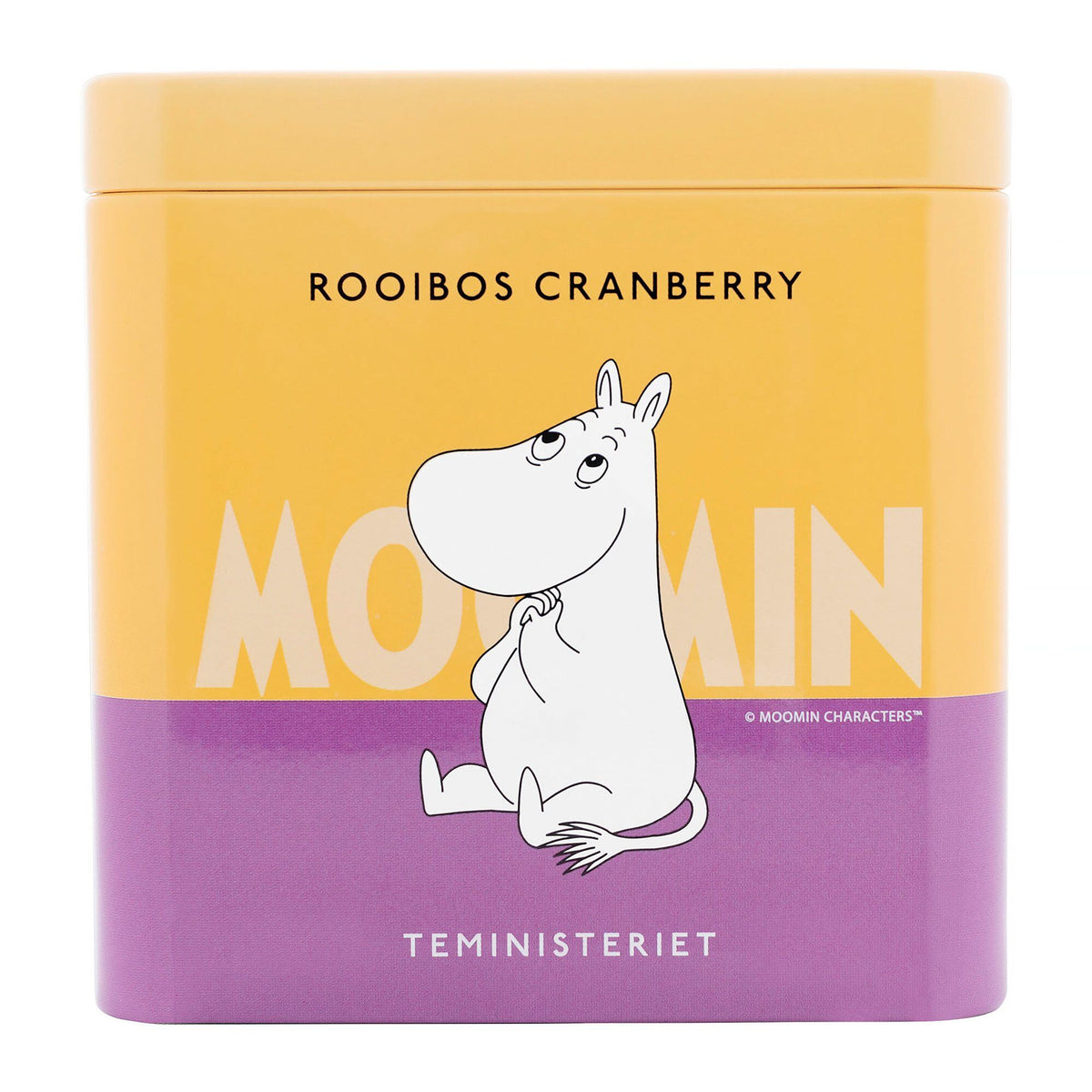 Pakke med Teministeriet Moomin Rooibos Cranberry te, 100 g