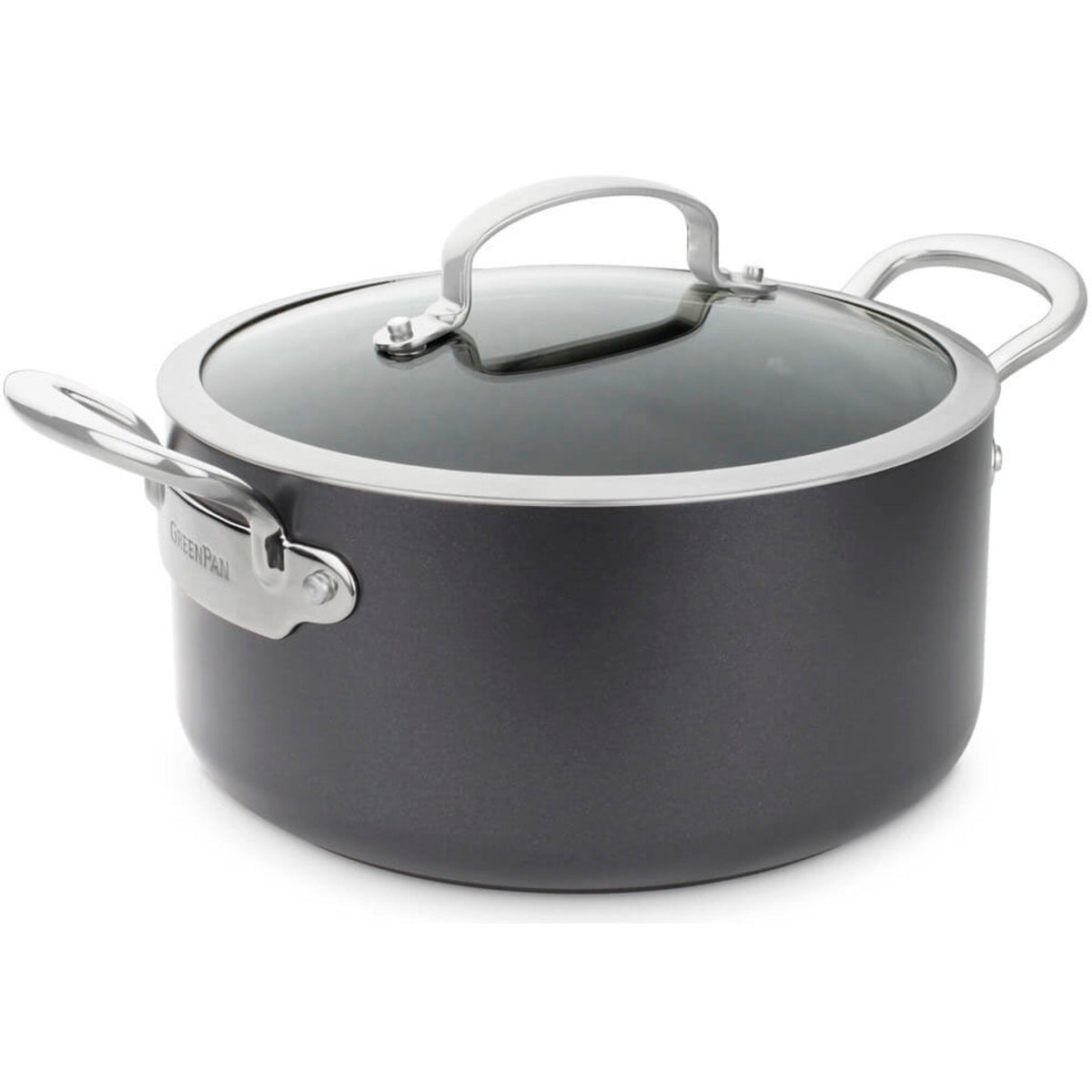 GreenPan Barcelona gryde på 24 cm med låg