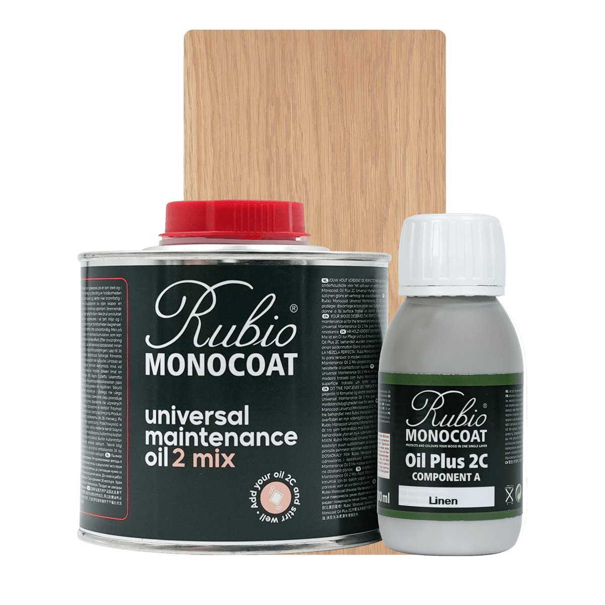 Rubio Monocoat Universal Maintenance Oil 2 Mix sæt i farven Linen, 400 ml