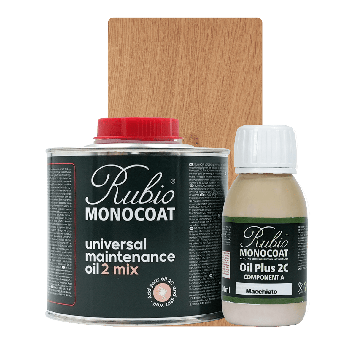 Rubio Monocoat Universal Maintenance Oil 2 Mix, stort sæt i farven Macchiato, 400 ml
