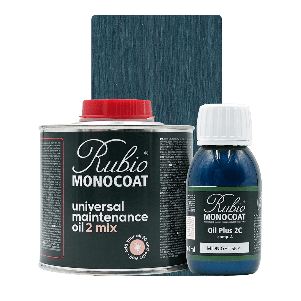 Rubio Monocoat Universal Maintenance Oil 2 Mix sæt i farven Midnight Sky, 400 ml