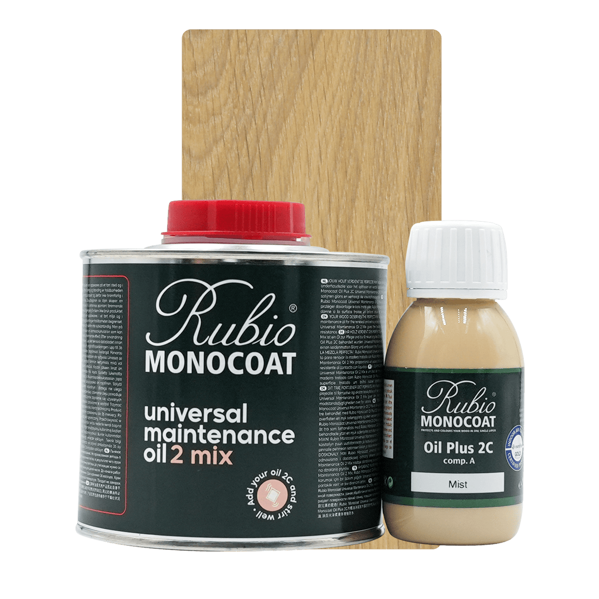 Rubio Monocoat Universal Maintenance Oil 2 Mix sæt i farven Mist, 400 ml