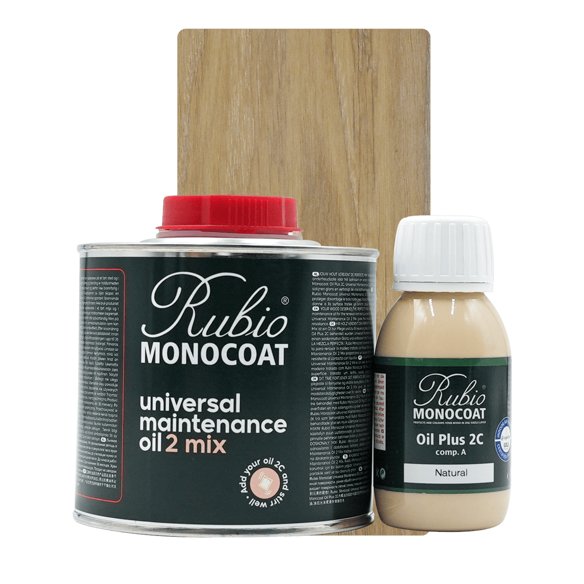Rubio Monocoat Universal Maintenance Oil 2 Mix, stort sæt i varianten Natural, 400 ml