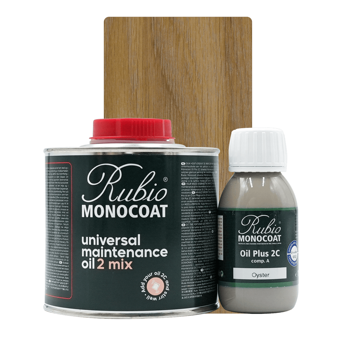 Rubio Monocoat Universal Maintenance Oil 2 Mix-sæt i farven Oyster, 400 ml