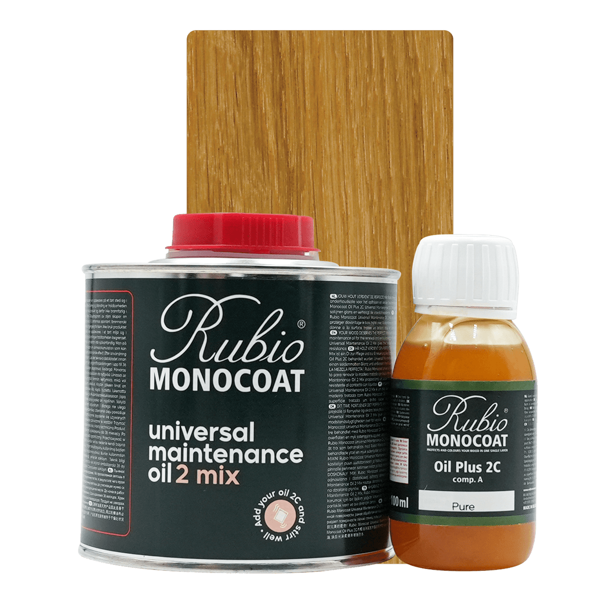 Rubio Monocoat Universal Maintenance Oil 2 Mix, stort sæt i varianten Pure, 400 ml