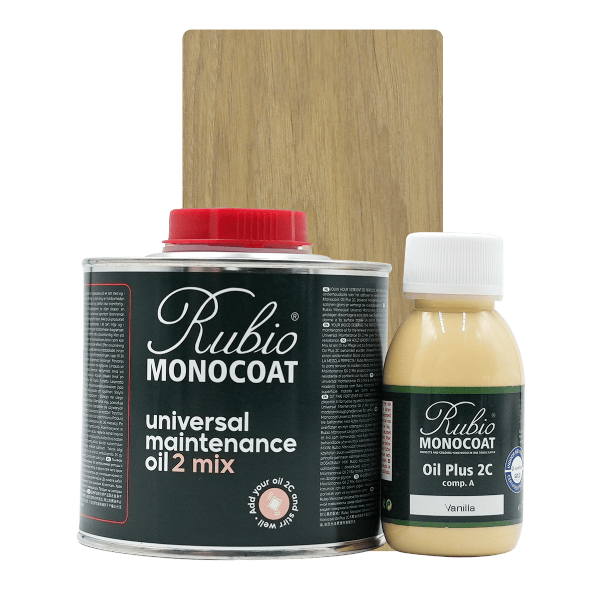 Rubio Monocoat Universal Maintenance Oil 2 Mix-sæt i farven Vanilla, 400 ml