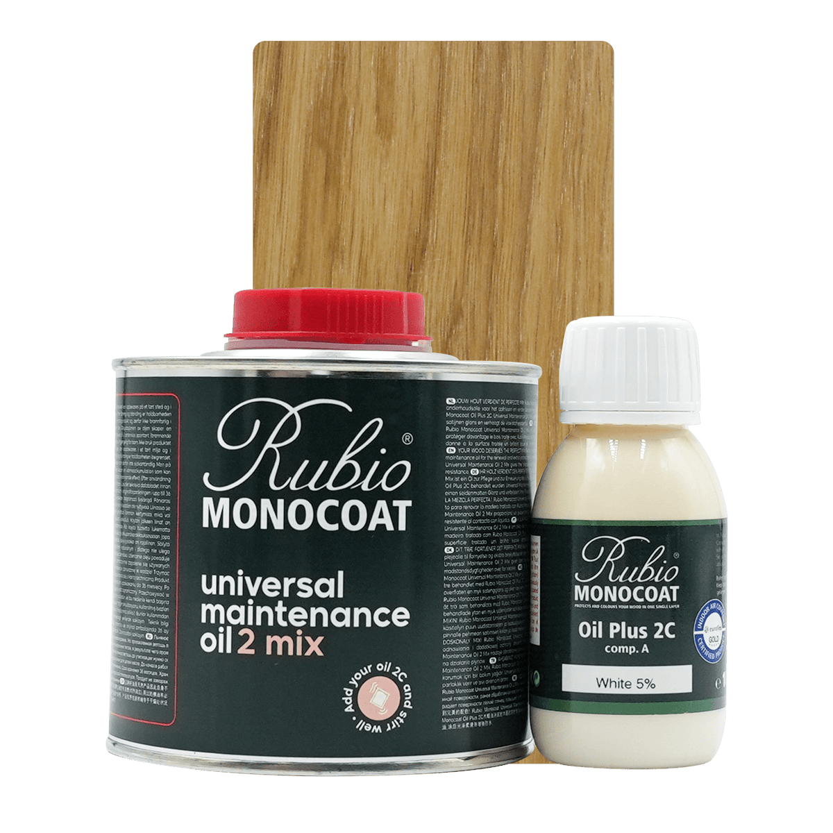Rubio Monocoat Universal Maintenance Oil 2 Mix set i White 5 %, 400 ml