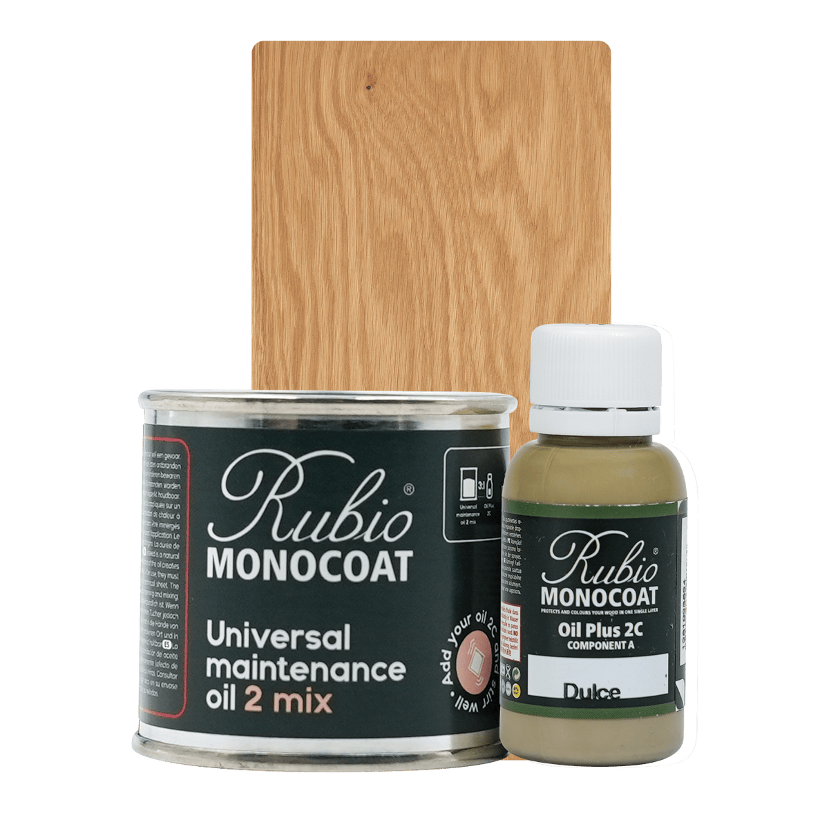 Rubio Monocoat Universal Maintenance Oil 2 Mix sæt i farven Dulce, 80 ml