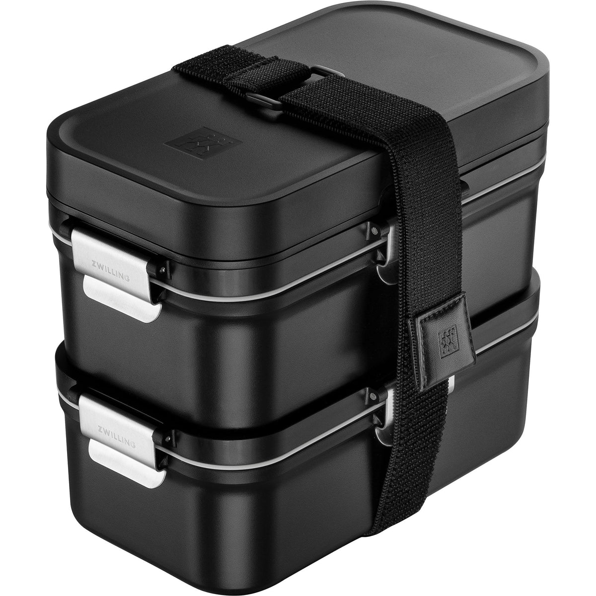 Zwilling Fresh & Save Bento madkasse i sort med beholdere og vakuum to-go