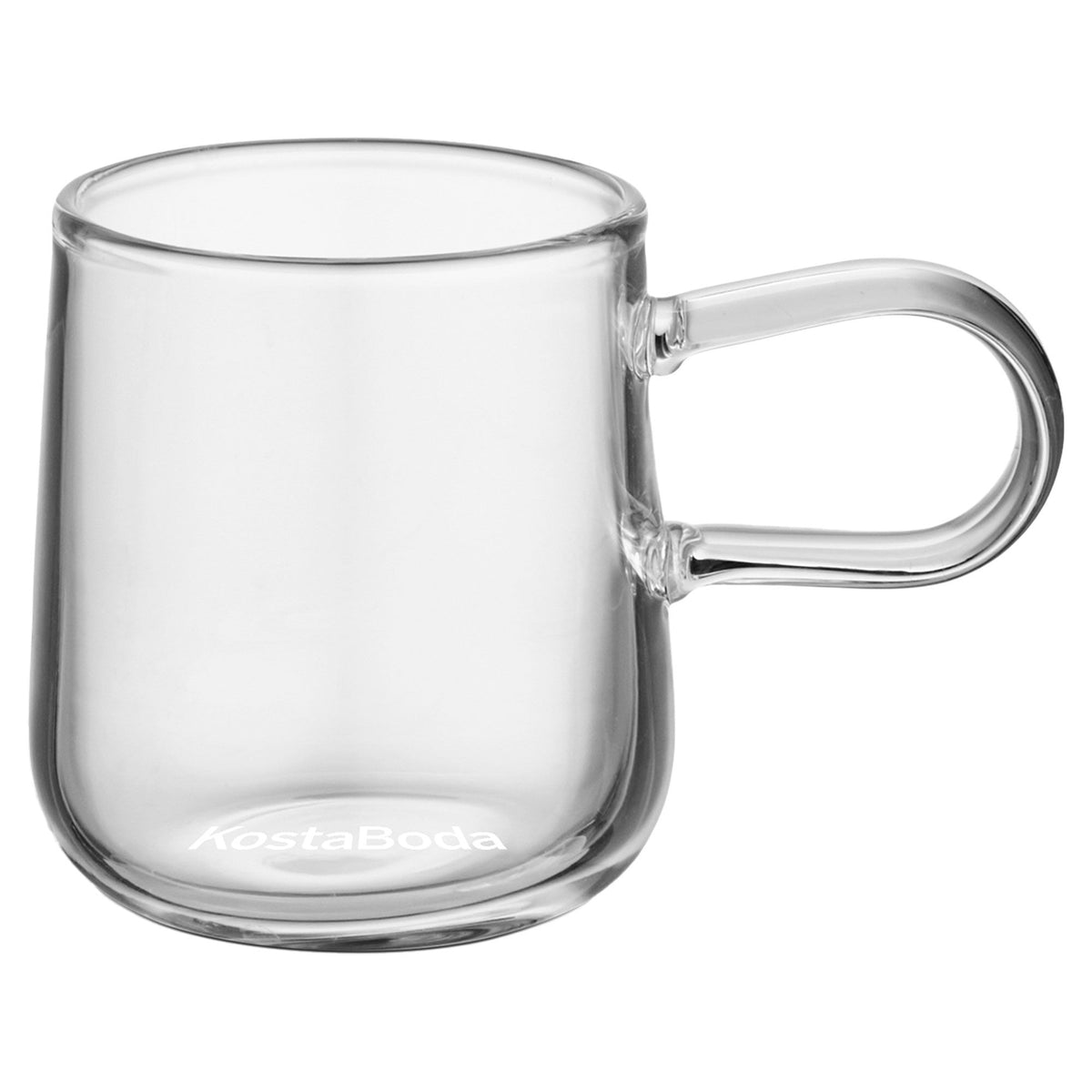 Kosta Boda Viva espressokop med underkop i glas, 8 cl