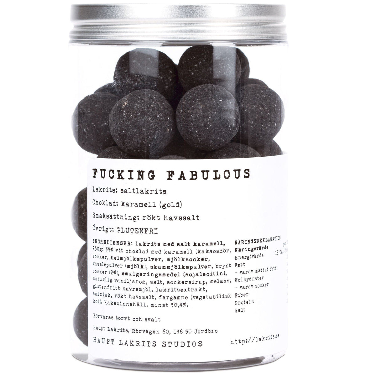 Pose med Haupt Lakrits Fucking Fabulous lakrids, 250 g